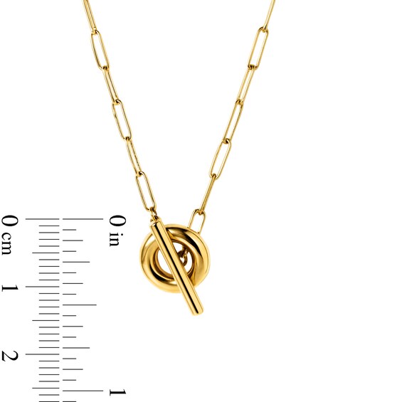 Zales x Soko Obiti Lariat Necklace in Brass with 24K Gold Plate - 19.53"
