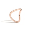 Thumbnail Image 2 of Zales x SHAHLA Zaha Dip Band in 14K Rose Gold