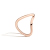 Thumbnail Image 1 of Zales x SHAHLA Zaha Dip Band in 14K Rose Gold