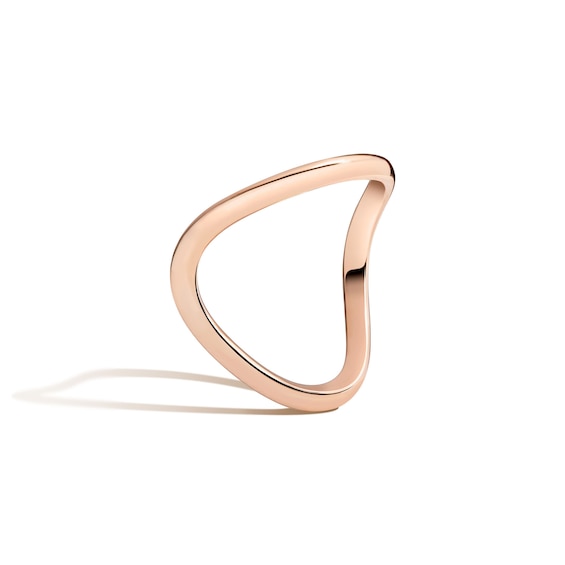 Zales x Shahla Zaha Dip Band in 14K Rose Gold