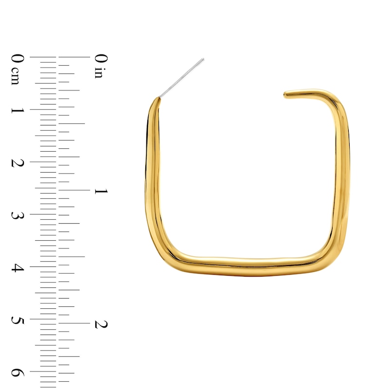 Main Image 4 of Zales x SOKO Laini Maxi Hoop Earrings in Brass with 24K Gold Plate