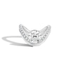 Thumbnail Image 3 of Zales x SHAHLA 2-1/3 CT. T.W. Certified Lab-Grown Diamond Zaha Dip Pavé Engagement Ring in 14K White Gold (F/VS2)