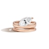 Thumbnail Image 1 of Zales x SHAHLA 2 CT. Certified Marquise Lab-Grown Diamond Solitaire Double Donut Engagement Ring in 14K Rose Gold