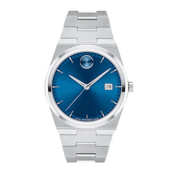 Men's' Movado BoldÂ® Quest Watch with Dark Blue Dial (Model: 3601221)