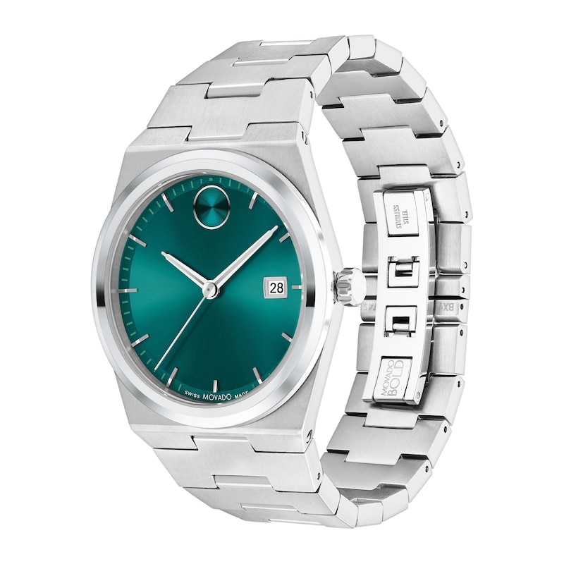 Main Image 2 of Men's' Movado Bold® Quest Watch with Dark Green Dial (Model: 3601222)