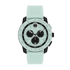 Thumbnail Image 1 of Men's Movado Bold TR90 Blue and Black IP Watch with Mint Blue Silicone Strap and Blue Dial (Model: 3601212)