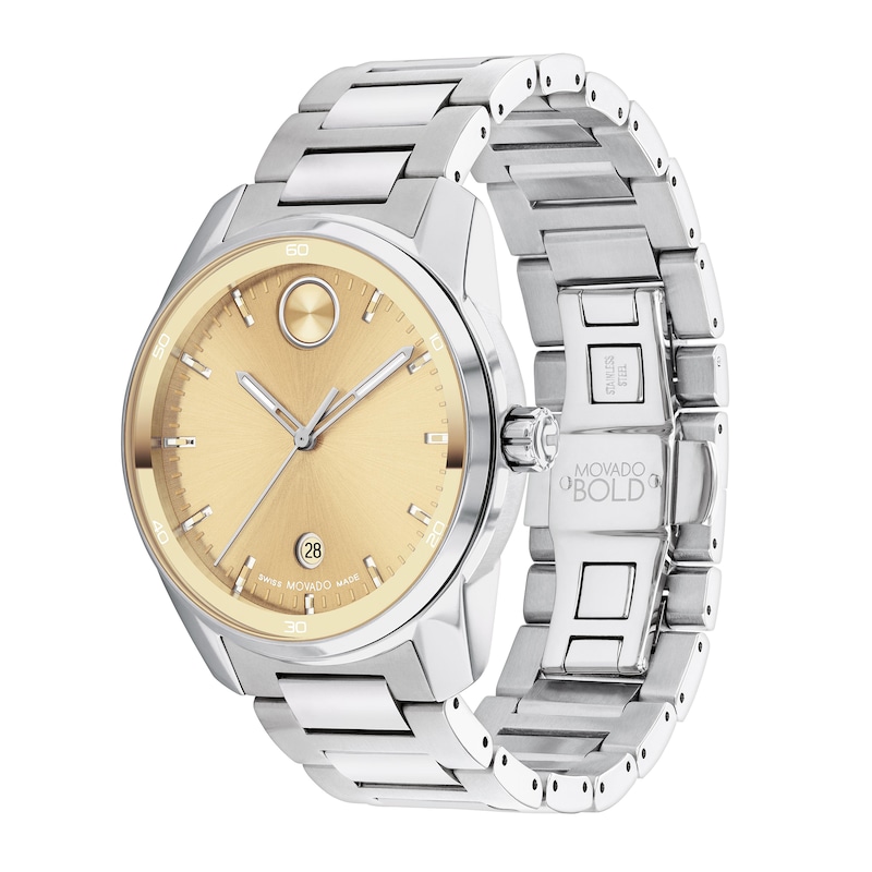 Main Image 2 of Men's Movado Verso Watch with Gold-Tone Dial (Model: 3601203)