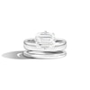 Thumbnail Image 1 of Zales x SHAHLA 2 CT. Certified Emerald Lab-Grown Diamond Solitaire Double Donut Engagement Ring in 14K White Gold