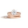 Thumbnail Image 1 of Zales x SHAHLA 2 CT. Certified Lab-Grown Diamond Solitaire Double Donut Engagement Ring in 14K Rose Gold (F/VS2)