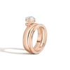 Thumbnail Image 2 of Zales x SHAHLA 2 CT. Certified Lab-Grown Diamond Solitaire Double Donut Engagement Ring in 14K Rose Gold (F/VS2)