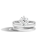 Thumbnail Image 1 of Zales x SHAHLA 2 CT. Certified Lab-Created Diamond Solitaire Double Donut Engagement Ring in 14K White Gold (F/VS2)