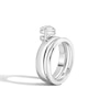 Thumbnail Image 2 of Zales x SHAHLA 2 CT. Certified Lab-Created Diamond Solitaire Double Donut Engagement Ring in 14K White Gold (F/VS2)