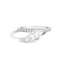 Thumbnail Image 1 of Zales x SHAHLA 2-1/5 CT. T.W. Certified Marquise Lab-Grown Diamond Cantilever Pavé Engagement Ring in 14K White Gold