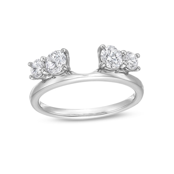 1 CT. T.w. Certified Lab-Grown Diamond Solitaire Enhancer in 14K White Gold (F/Vs2)