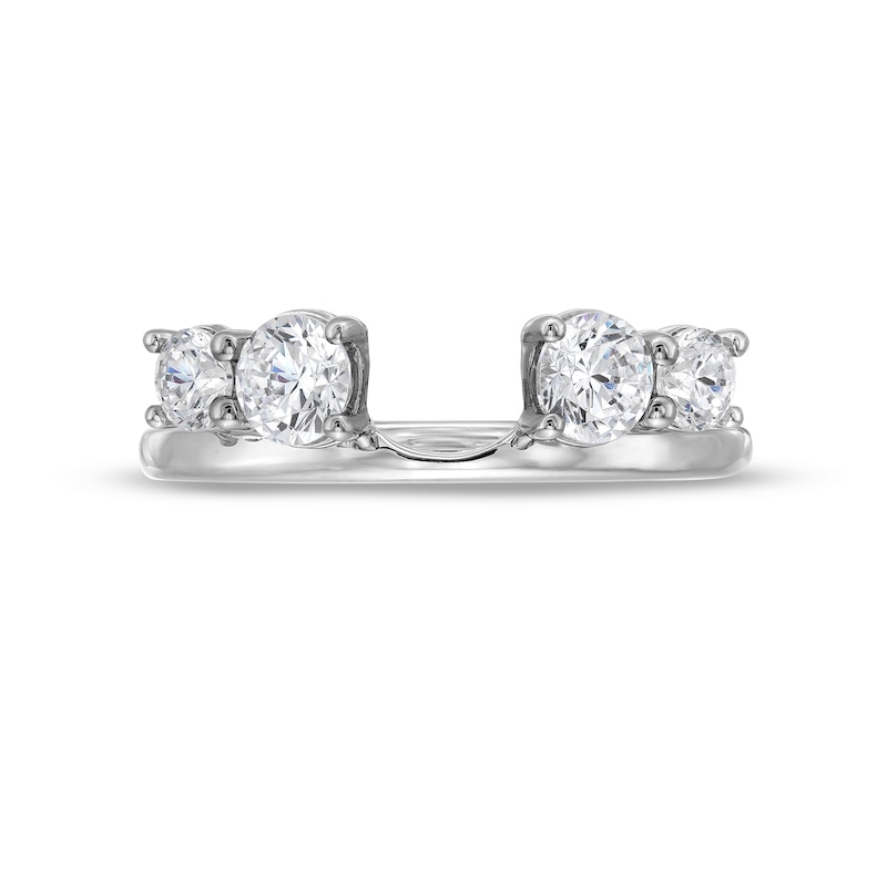 Main Image 4 of 1 CT. T.W. Certified Lab-Grown Diamond Solitaire Enhancer in 14K White Gold (F/VS2)