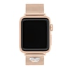 Thumbnail Image 1 of Ladies' Coach Apple Straps Rose-Tone Mesh Interchangeable Replacement Band Smart Watch Attachment (Model: 14700240)