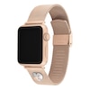 Thumbnail Image 2 of Ladies' Coach Apple Straps Rose-Tone Mesh Interchangeable Replacement Band Smart Watch Attachment (Model: 14700240)