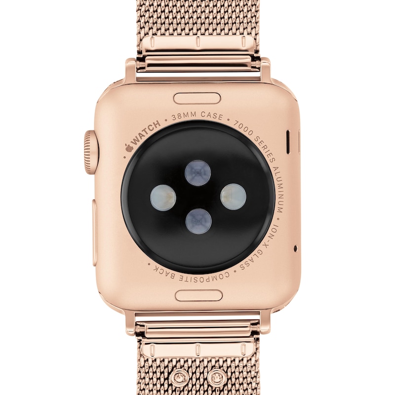 Main Image 4 of Ladies' Coach Apple Straps Rose-Tone Mesh Interchangeable Replacement Band Smart Watch Attachment (Model: 14700240)