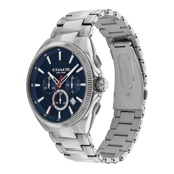 Men's Coach Jackson Chronograph Watch with Blue Dial (Model: 14602679)
