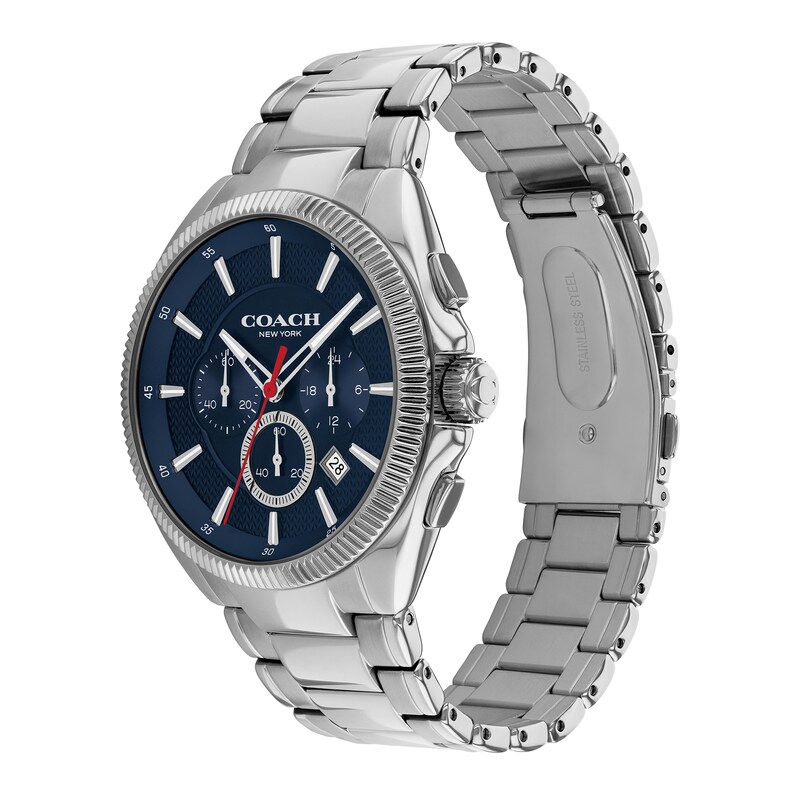 Main Image 2 of Men's Coach Jackson Chronograph Watch with Blue Dial (Model: 14602679)