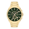 Thumbnail Image 1 of Men's Coach Jackson Gold-Tone IP Chronograph Watch with Green Dial (Model: 14602680)