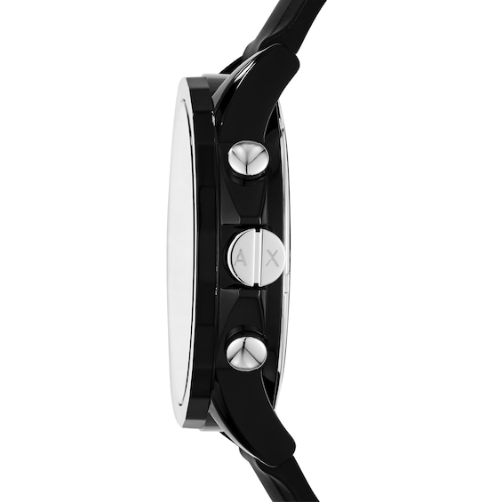 Unisex Armani Exchange Chronograph Watch with Black Dial (Model: Ax1326)