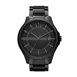 Men’s Armani Exchange Watch with Black Dial (Model: AX1720)