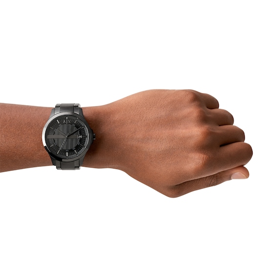 Men’s Armani Exchange Watch with Black Dial (Model: Ax1720)