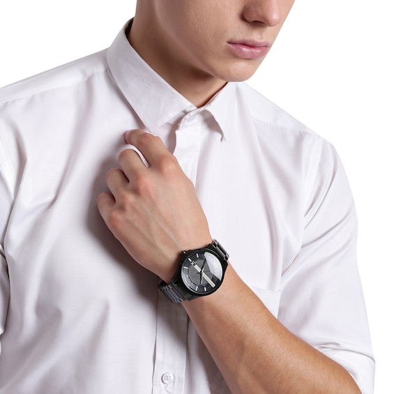 Men’s Armani Exchange Watch with Black Dial (Model: Ax1720)