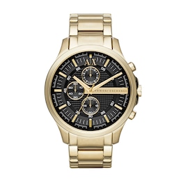 Men’s Armani Exchange Chronograph Watch with Black Dial (Model: AX 2137)