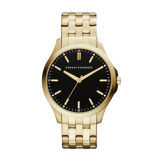 Menâs Armani Exchange Watch with Black Dial (Model:AX2145)