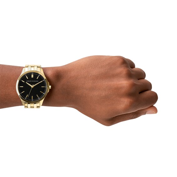 Menâs Armani Exchange Watch with Black Dial (Model:AX2145)