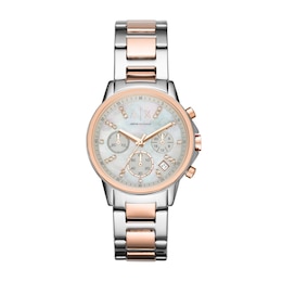 Armani Exchange Women's Watch with Mother-of-Pearl Dial (Model: AX4331)