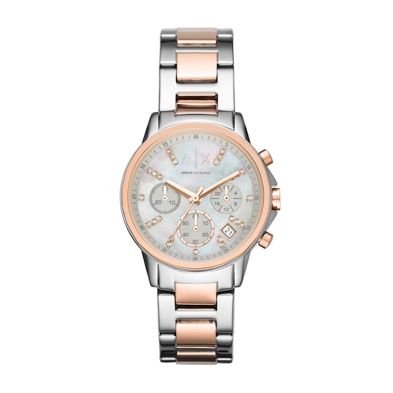 Armani Exchange Women's Watch with Mother-of-Pearl Dial (Model: Ax4331)