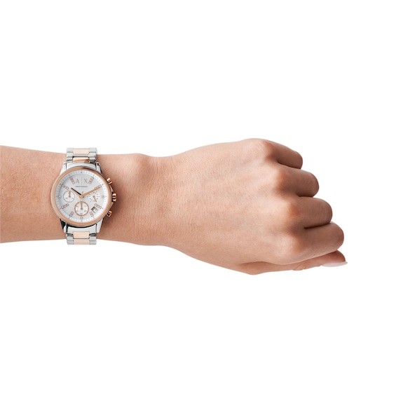 Armani Exchange Women's Watch with Mother-of-Pearl Dial (Model: Ax4331)