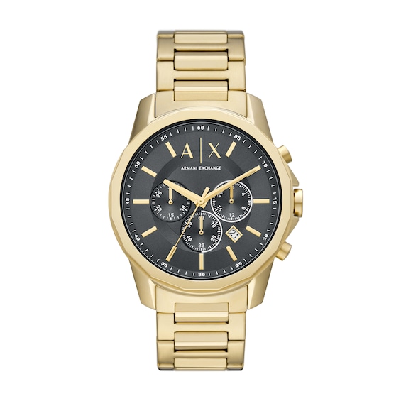 Menâs Armani Exchange Chronograph Watch with Gray Dial (Model: Ax1721)