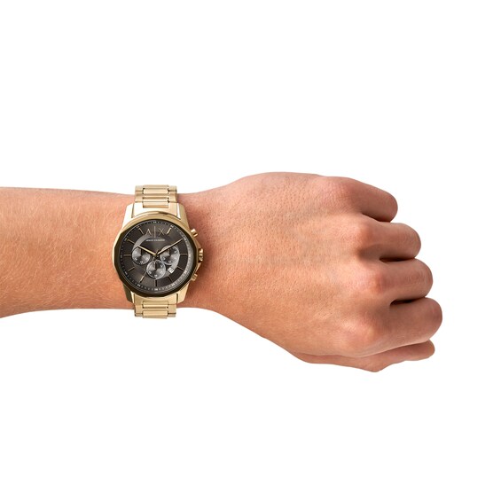 Menâs Armani Exchange Chronograph Watch with Gray Dial (Model: Ax1721)
