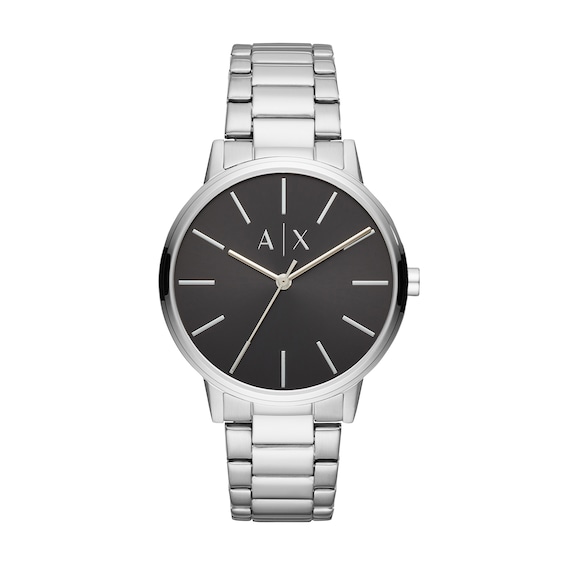 Menâs Armani Exchange Watch with Black Dial (Model: Ax2700)