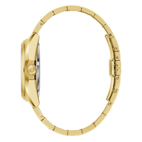 Men's Bulova Surveyor Watch in Gold-Tone Stainless Steel (Model 97A182)