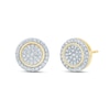 Thumbnail Image 1 of 1/4 CT. T.W. Diamond Composite Framed Stud Earrings in 10K Gold
