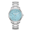 Thumbnail Image 1 of Ladies' Bulova Marine Star Blue Mother-of-Pearl and Diamond Accent Dial Watch in Stainless Steel (Model 96P248)