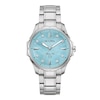 Thumbnail Image 0 of Ladies' Bulova Marine Star Blue Mother-of-Pearl and Diamond Accent Dial Watch in Stainless Steel (Model 96P248)