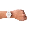 Thumbnail Image 3 of Men’s Armani Exchange Chronograph Watch with White Dial (Model: AX1325)