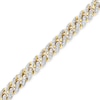 Thumbnail Image 0 of Zales x Alessi Domenico 4-5/8 CT. T.W. Diamond Miami Cuban Chain Bracelet in 18K Gold - 8.5"