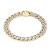 Thumbnail Image 4 of Zales x Alessi Domenico 4-5/8 CT. T.W. Diamond Miami Cuban Chain Bracelet in 18K Gold - 8.5"