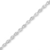 Thumbnail Image 1 of 1/2 CT. T.W. Pear-Shaped Multi-Diamond Alternating Line Bracelet in Sterling Silver - 7.25"