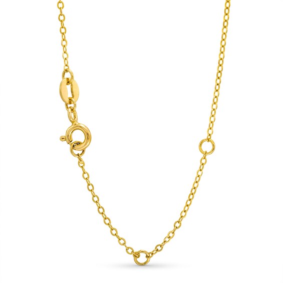 1/10 CT. T.w. Heart-Shaped Multi-Diamond Frame Necklace in 10K Gold