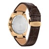 Thumbnail Image 3 of Men's Citizen Axiom Watch in Yellow-Tone Stainess Steel with Brown Leather Strap (Model: CA4583-01E)