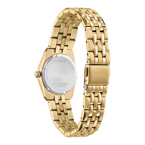 Ladies' Citizen Corso Diamond Accent Watch in Gold-Tone Stainless Steel (Model: Ew2712-55E)