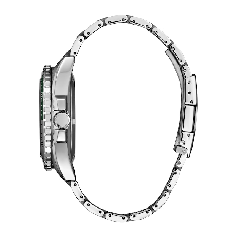 Main Image 2 of Men's Citizen Sport Automatic Black Dial Watch in Stainless Steel (Model: NH7531-50E)